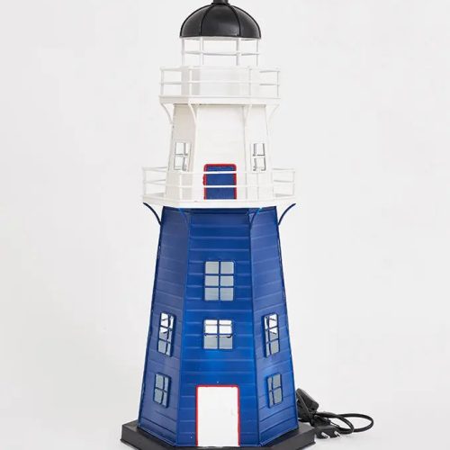 Faro de metal con led