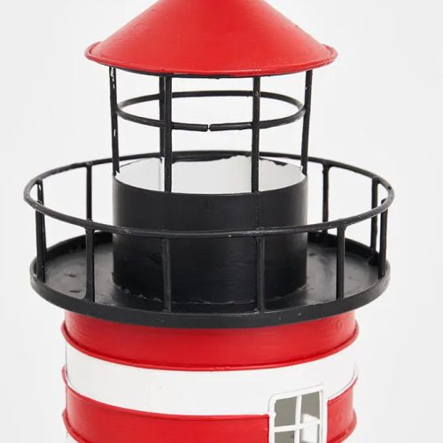 Faro de metal con led