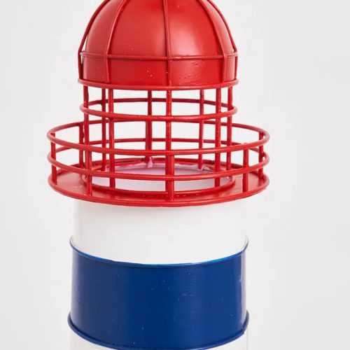 Faro de metal con led