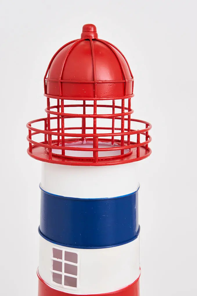 Faro de metal con led