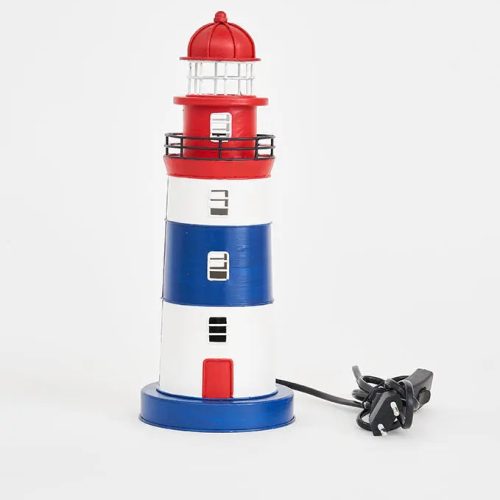 Faro de metal con led