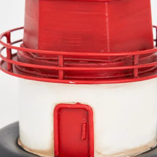 Faro de metal con led