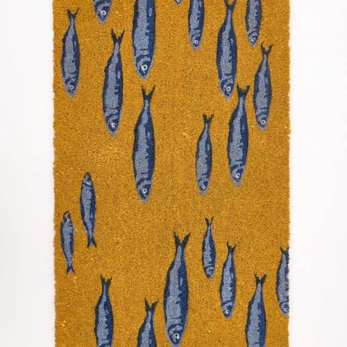 Felpudo banco de peces