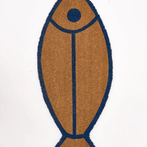 Felpudo con forma de pez