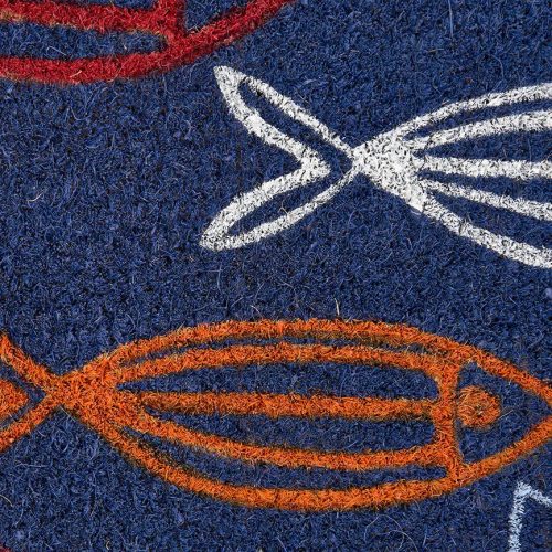 Felpudo banco de peces