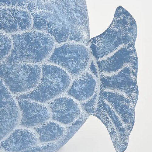 Florero de hojalata pez