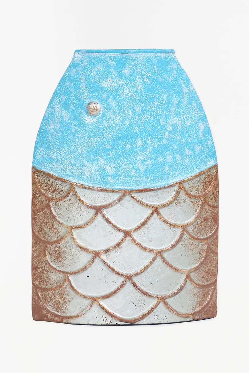 Florero de hojalata pez - Imagen 2