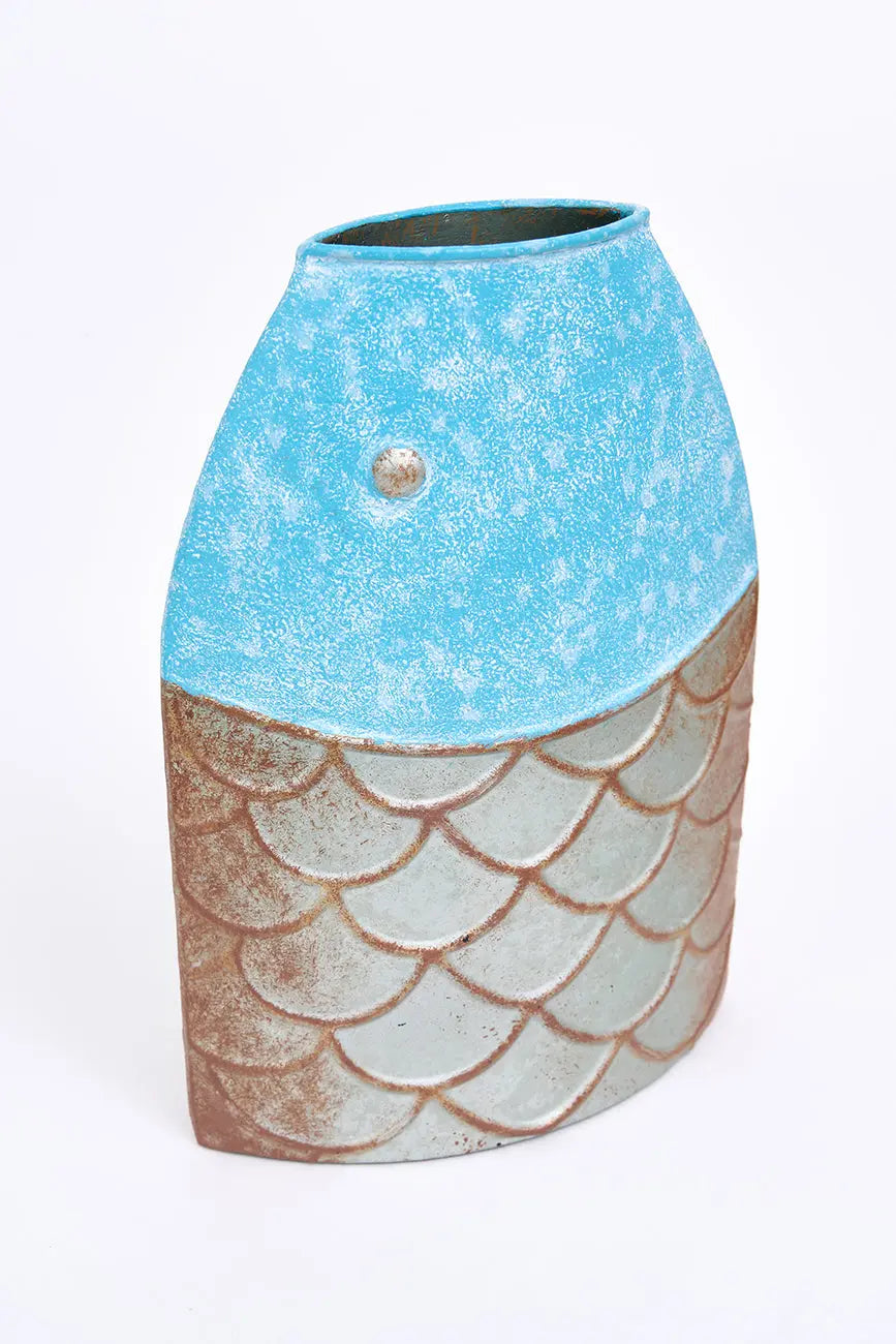 Florero de hojalata pez - Imagen 4