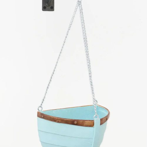 Florero colgante bote