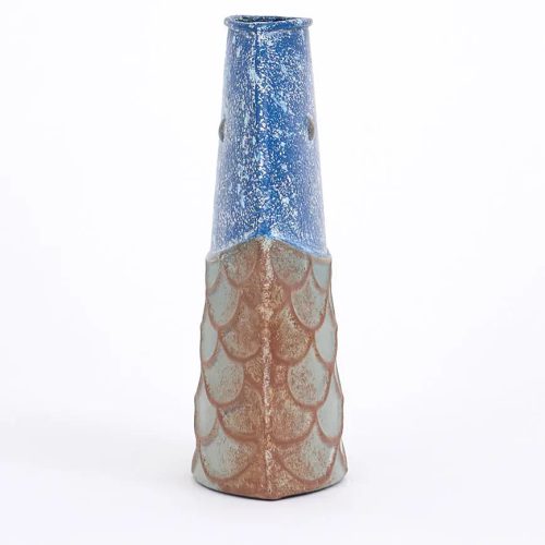 Florero de hojalata pez