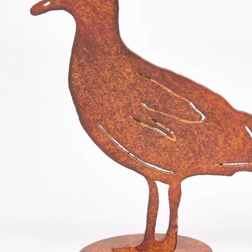 Gaviota de hierro con base