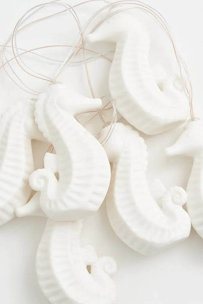 Guirnalda de farolillos caballitos de mar