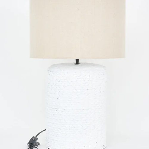 Lámpara de cemento cuerda