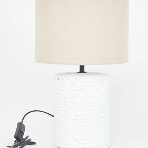 Lámpara de cemento cuerda