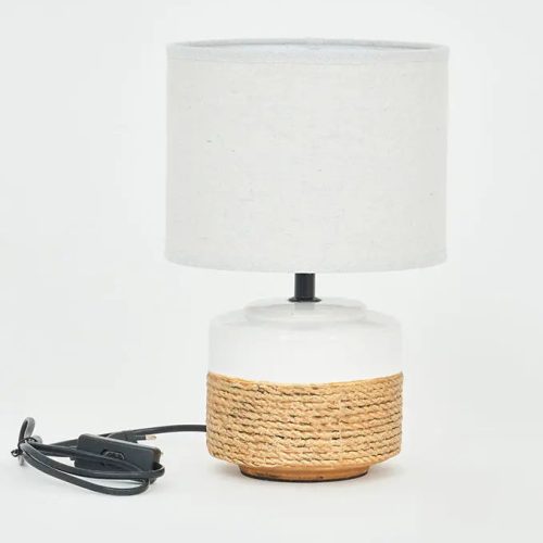 Lámpara de cerámica cuerda