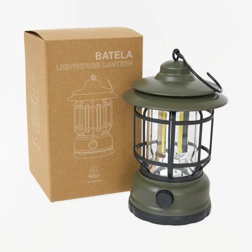 Lámpara vintage de plástico