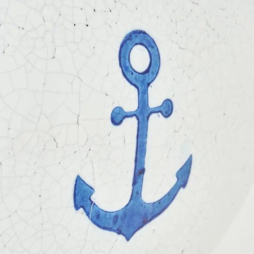 Lámpara de terracota ancla