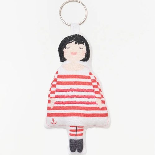 Llavero chica navy