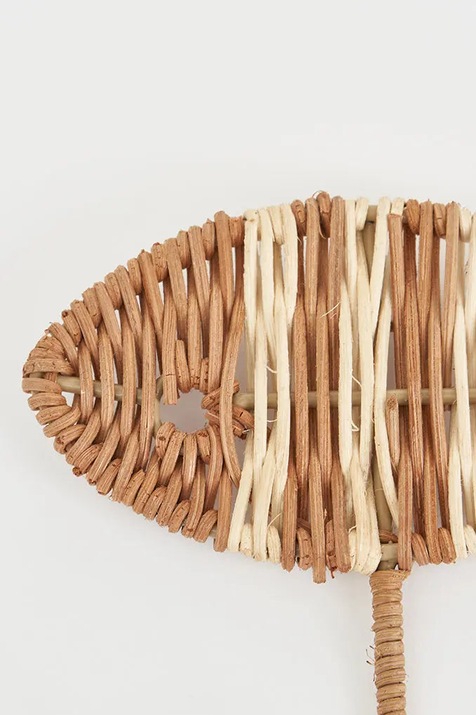 Perchero de ratán pez - Imagen 3