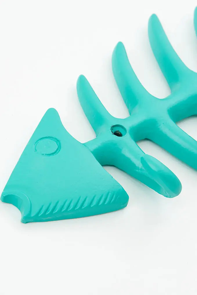 Perchero espinas turquesa