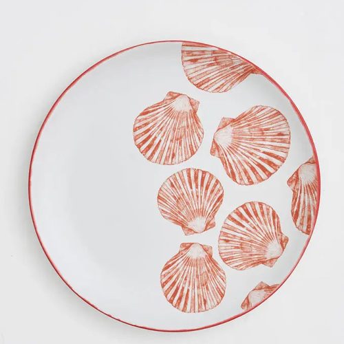 Plato grande vieiras