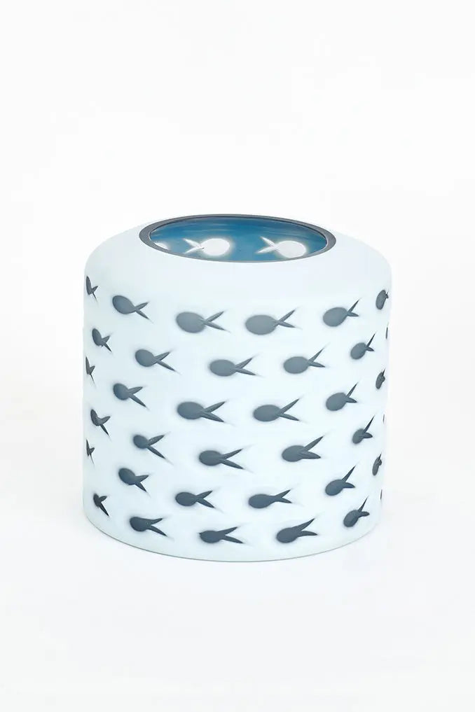 Cuenco de cristal peces - Imagen 2