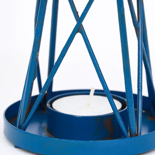 Portavelas de metal faro