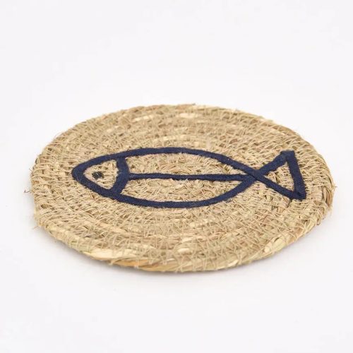 Posavasos de yute pez