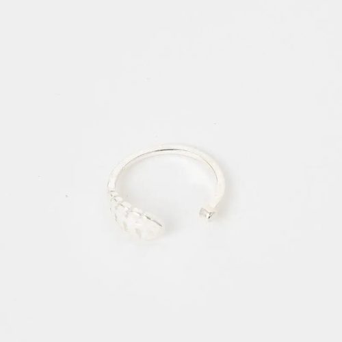 Anillo de plata pez espinas, 49 – 54 (size eu)