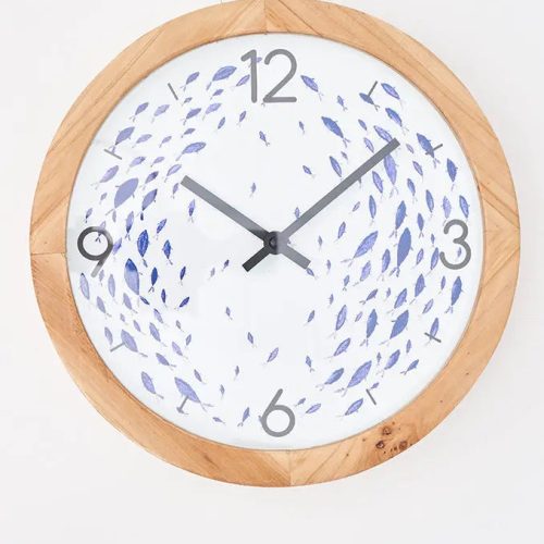 Reloj banco de peces