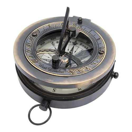 Reloj solar con brújula