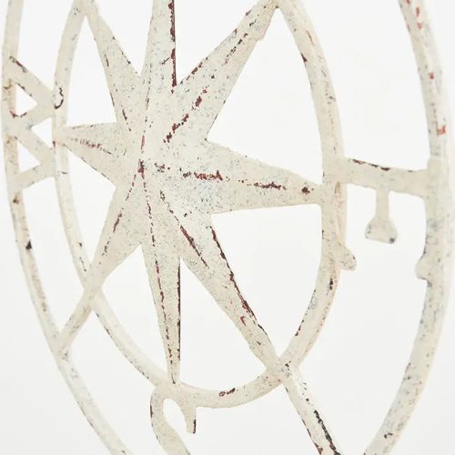 Rosa de los vientos de metal