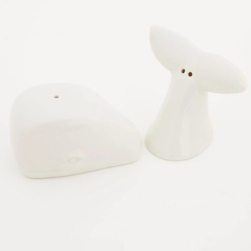 Set de salero y pimentero ballena