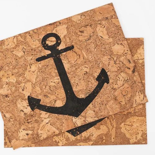 Individual de corcho ancla