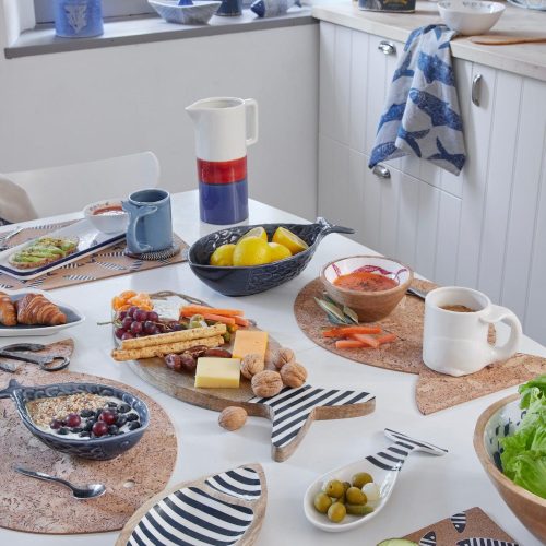 Individual de corcho pez