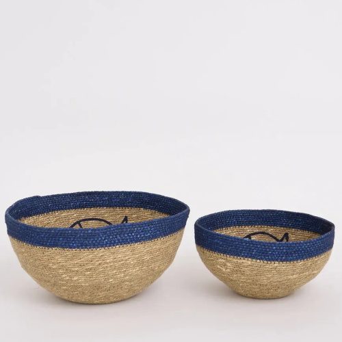 Cestas de yute peces | set 2