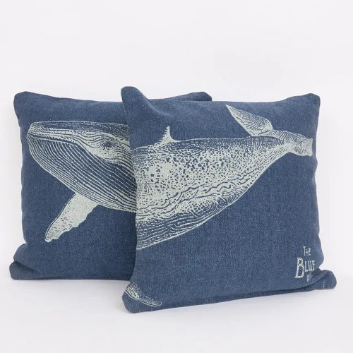 Set de 2 cojines ballena