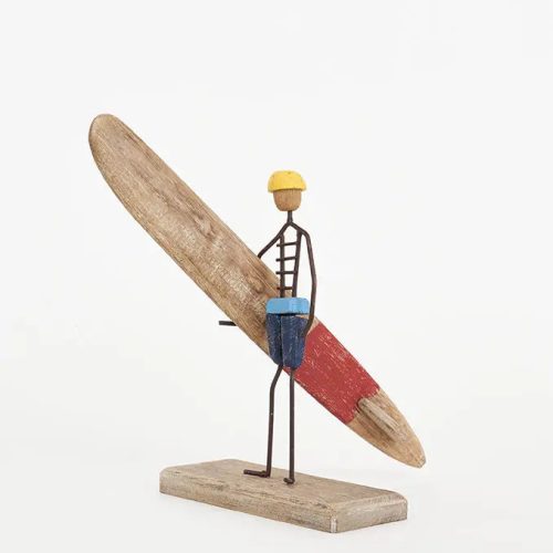 Surfero de madera y metal