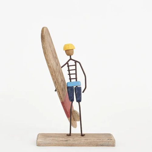Surfero de madera y metal