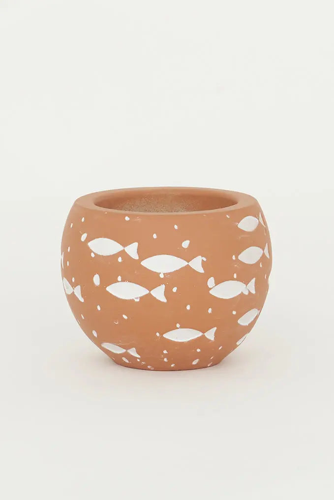 Tiesto cemento peces - Imagen 2