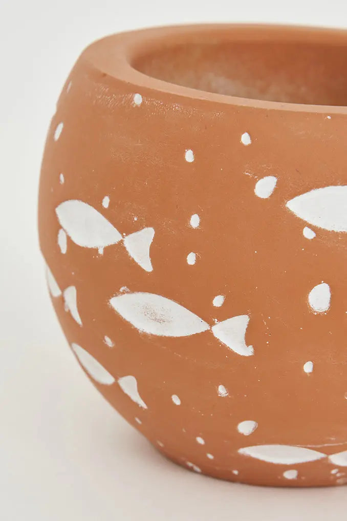 Tiesto cemento peces