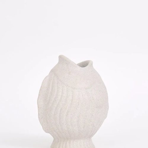 Vasija pez de porcelana