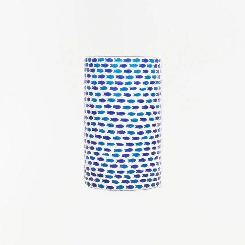 Vasija de cristal peces