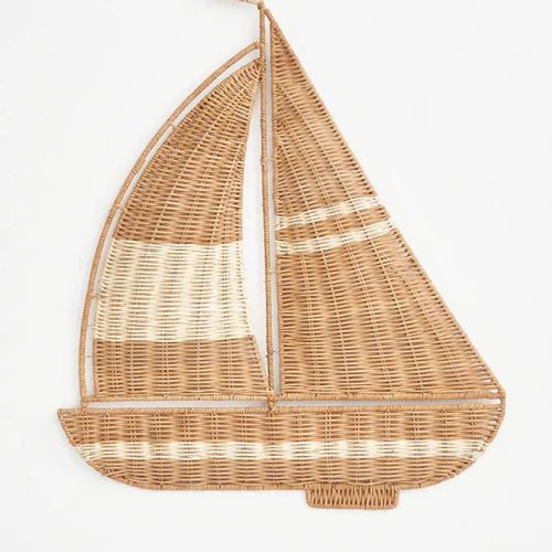 Velero de ratán pared