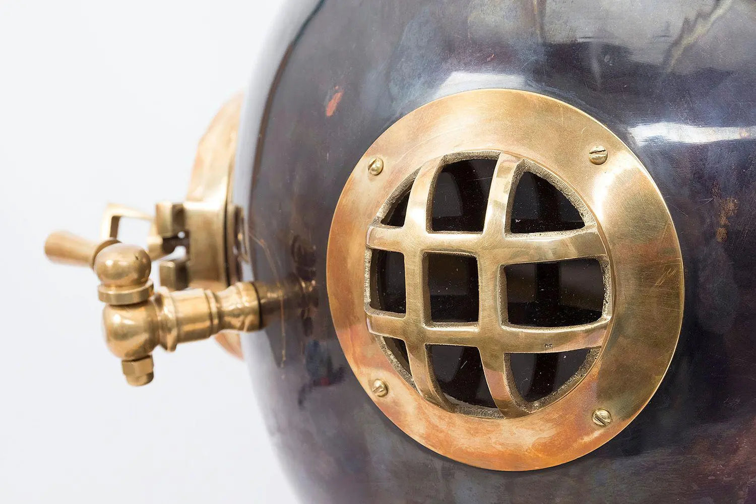 Cabeza buzo envej. con base - Imagen 5