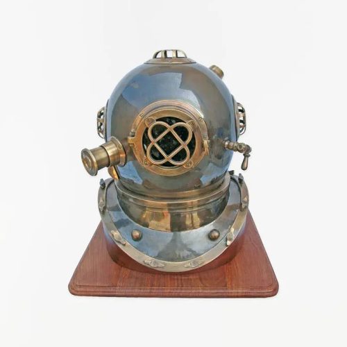 Cabeza buzo envej. con base