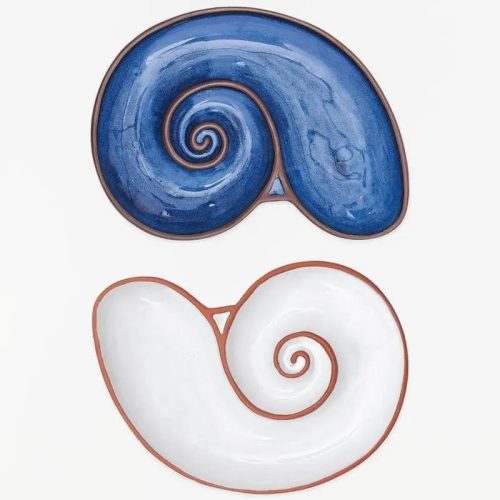Set de 2 platos caracola