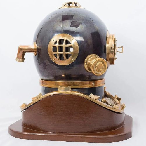 Cabeza buzo envej. con base